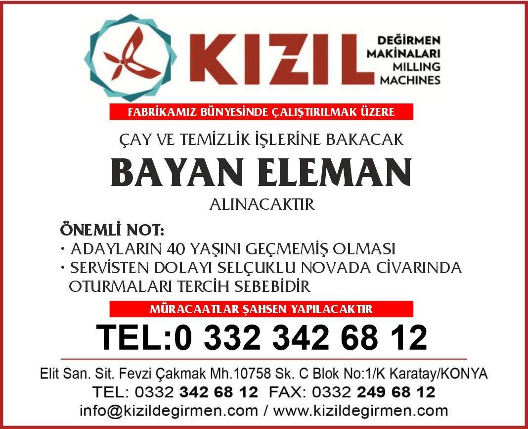 ELEMAN İLANLARI 3